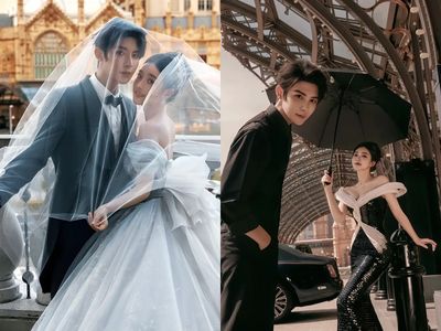 短劇CP朱一未、白昕怡婚紗照曝光！「分不清是劇還是真的」婚禮開直播