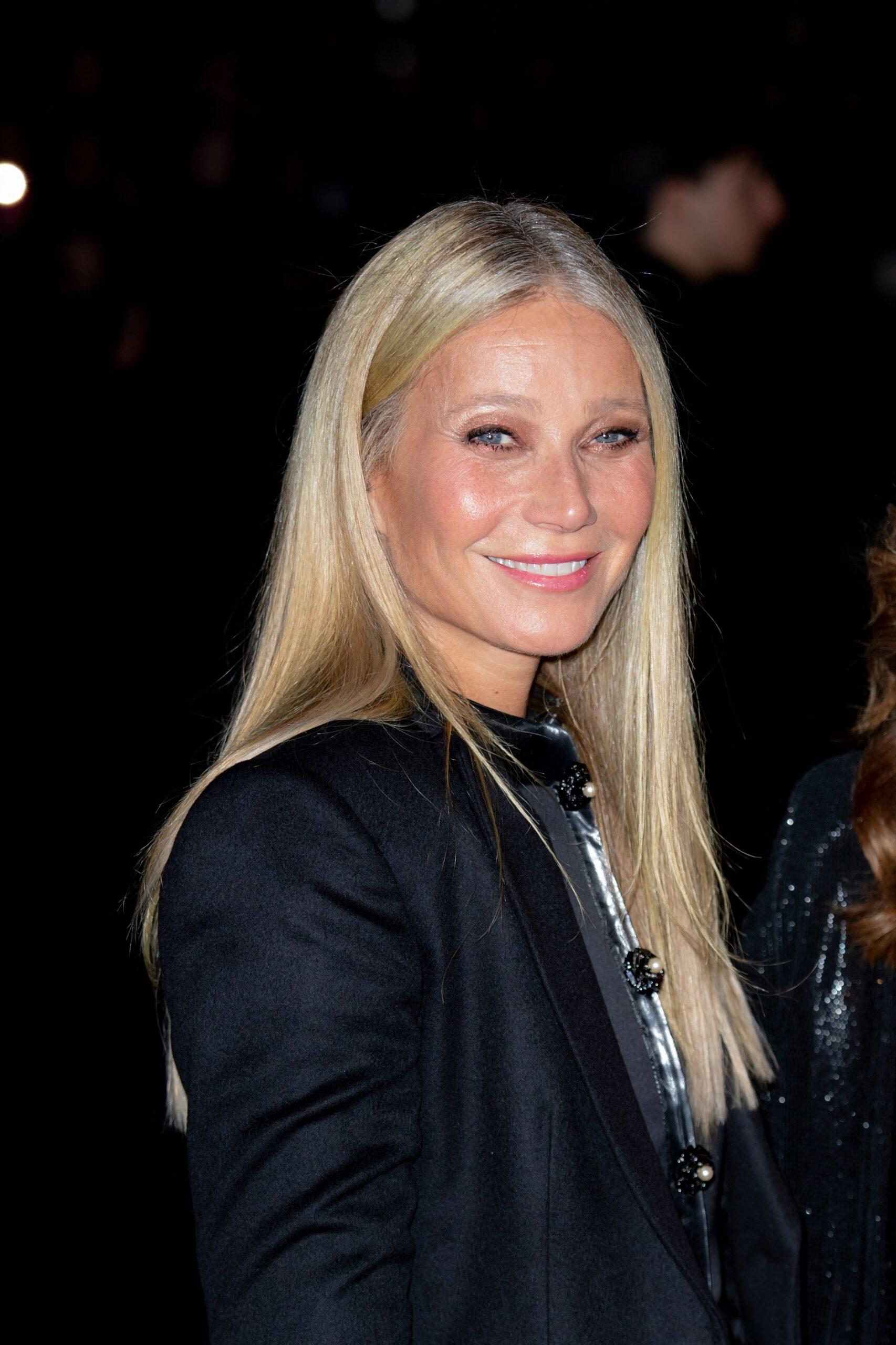 Gwyneth Paltrow at Giorgio Armani Priv&eacute; Haute Couture Spring/Summer 2024 show as part of Paris Fashion Week