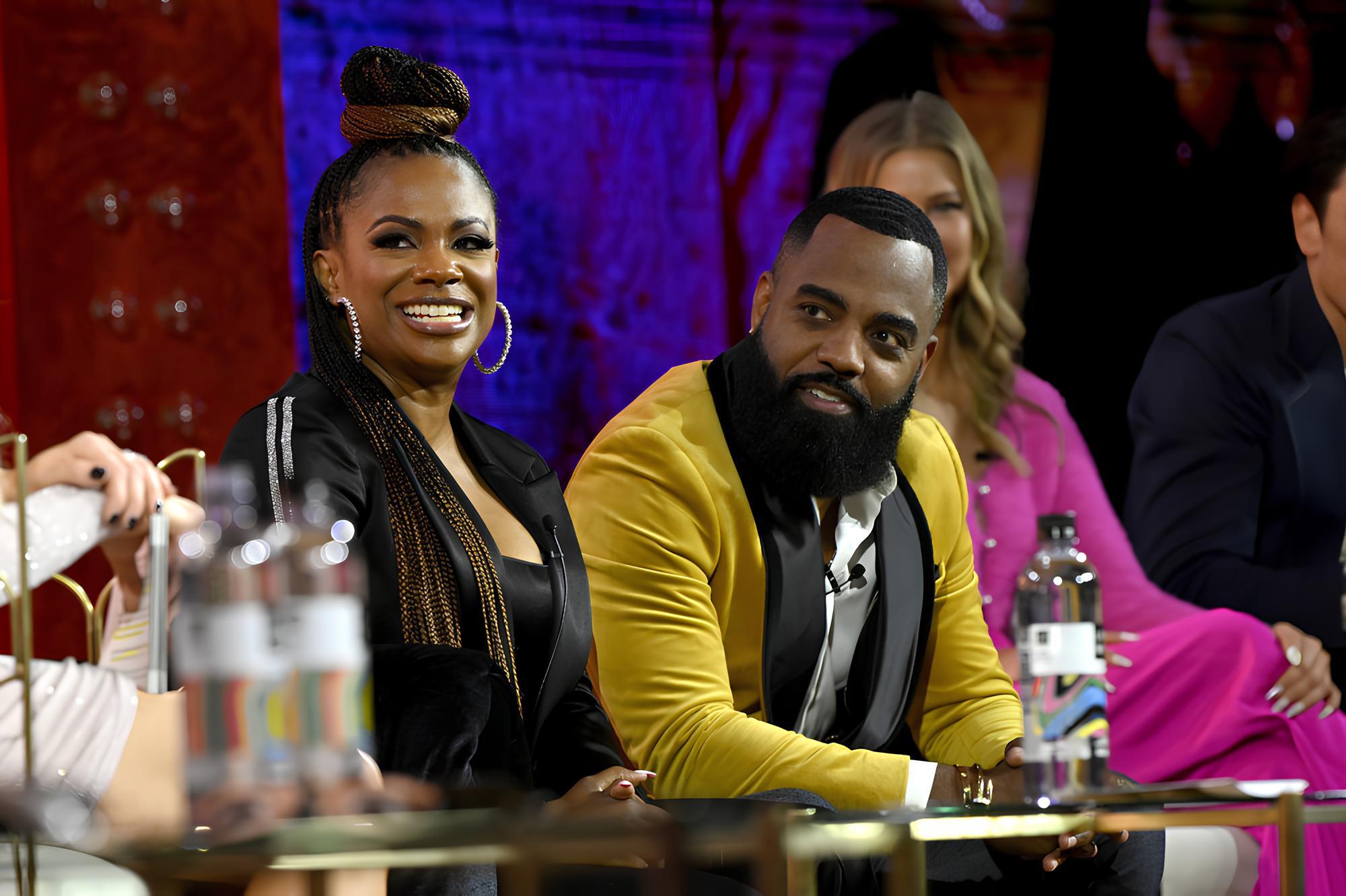 Kandi Burruss and Todd Tucker together at BravoCon 2023.