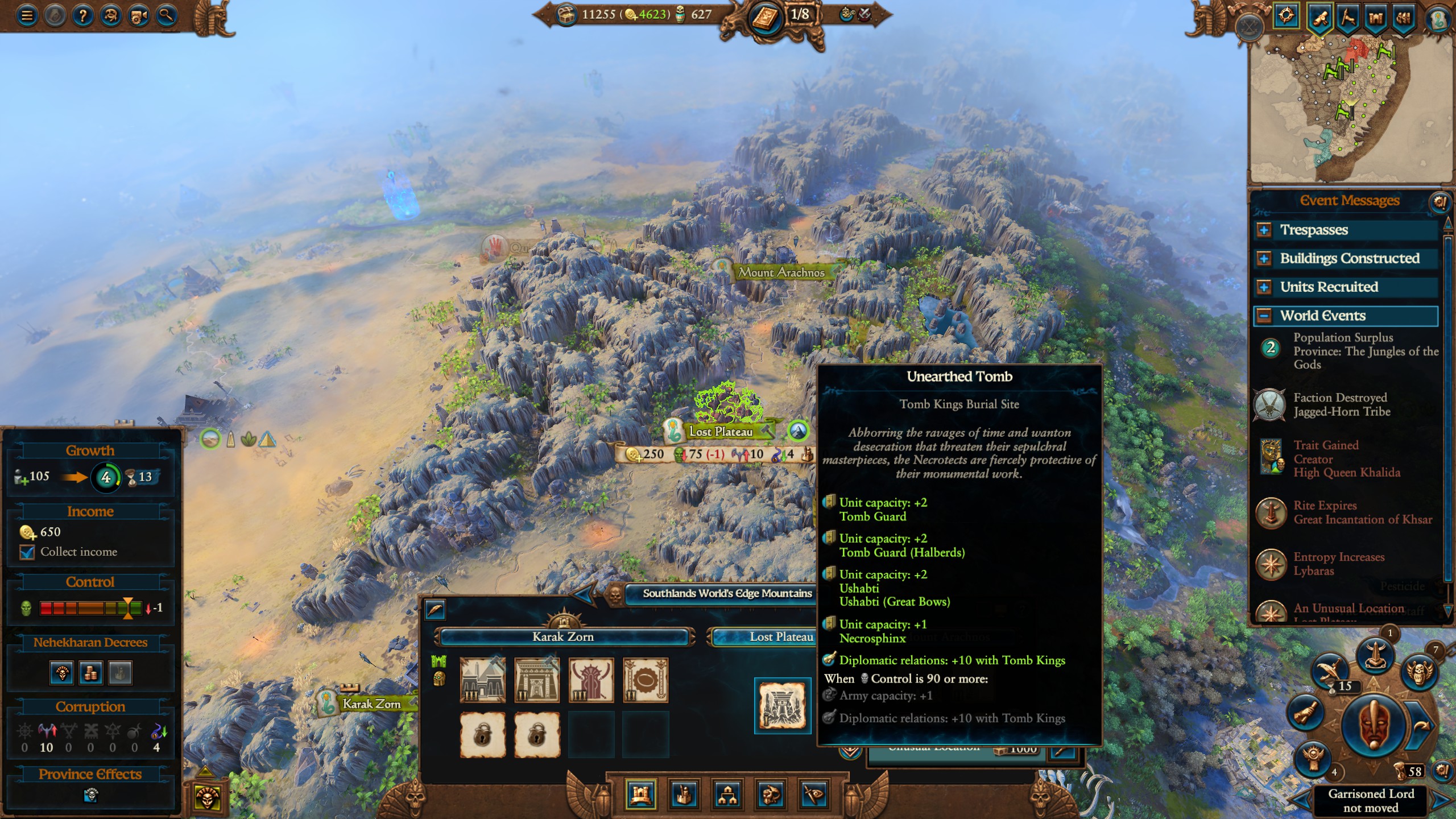 Total War: Warhammer 3 unusual locations - Unearthed Crypt