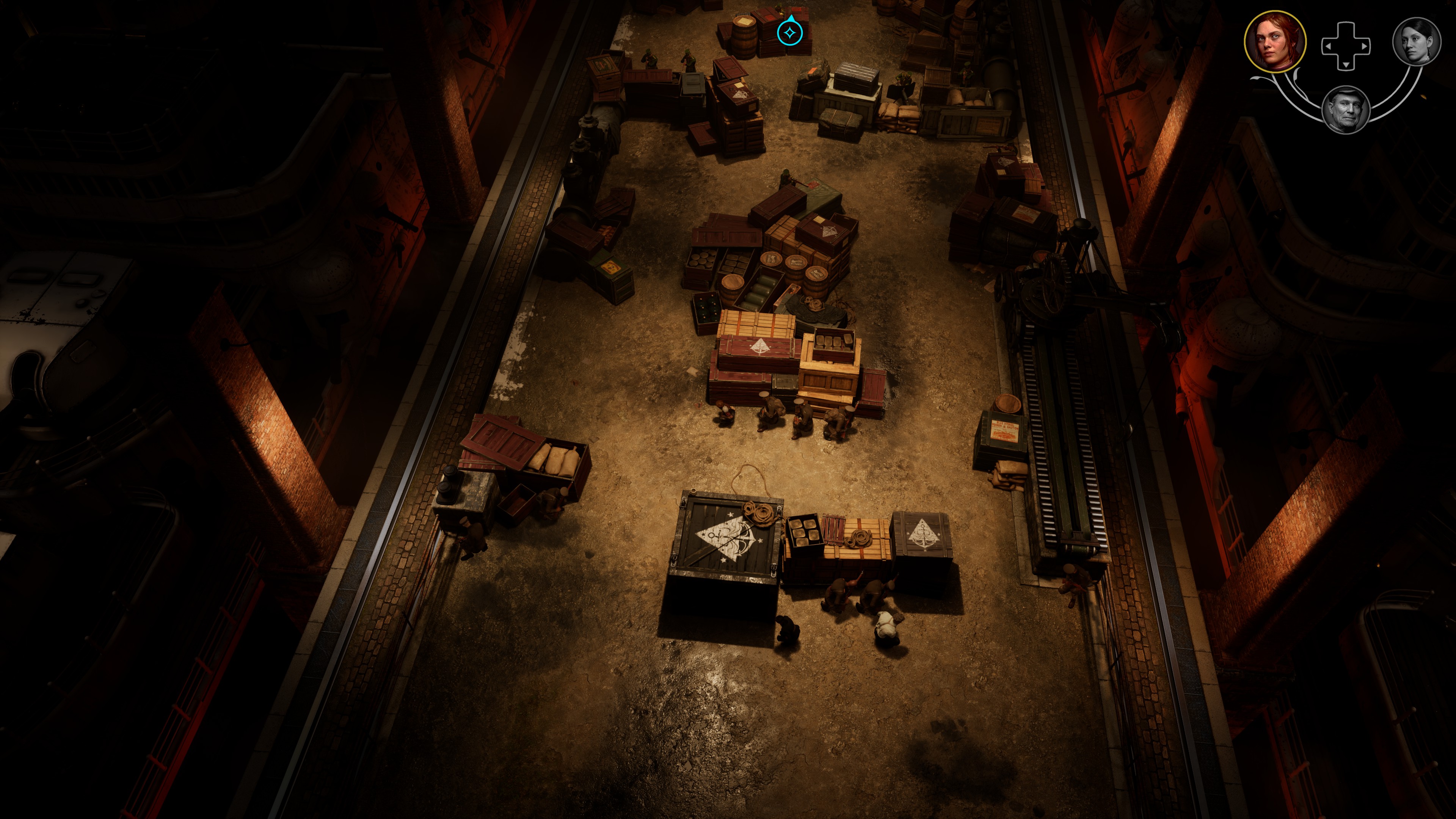 Sneaking through an ongoing gun battle.