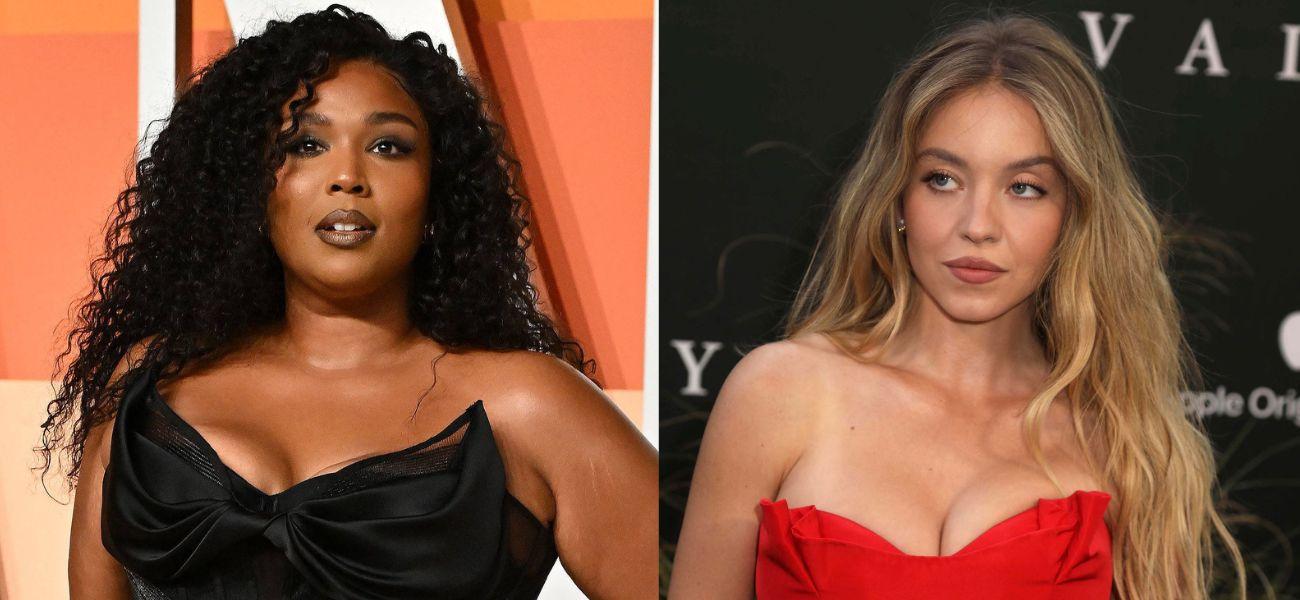Lizzo, Sydney Sweeney photo collage