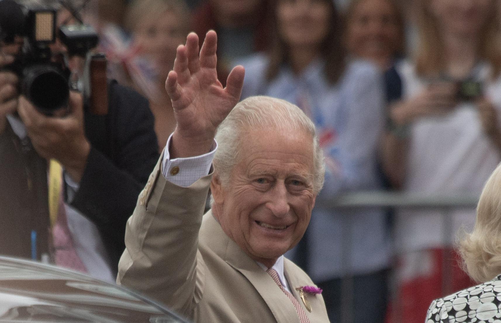 King Charless III And Queen Camilla Visit Newmarket
