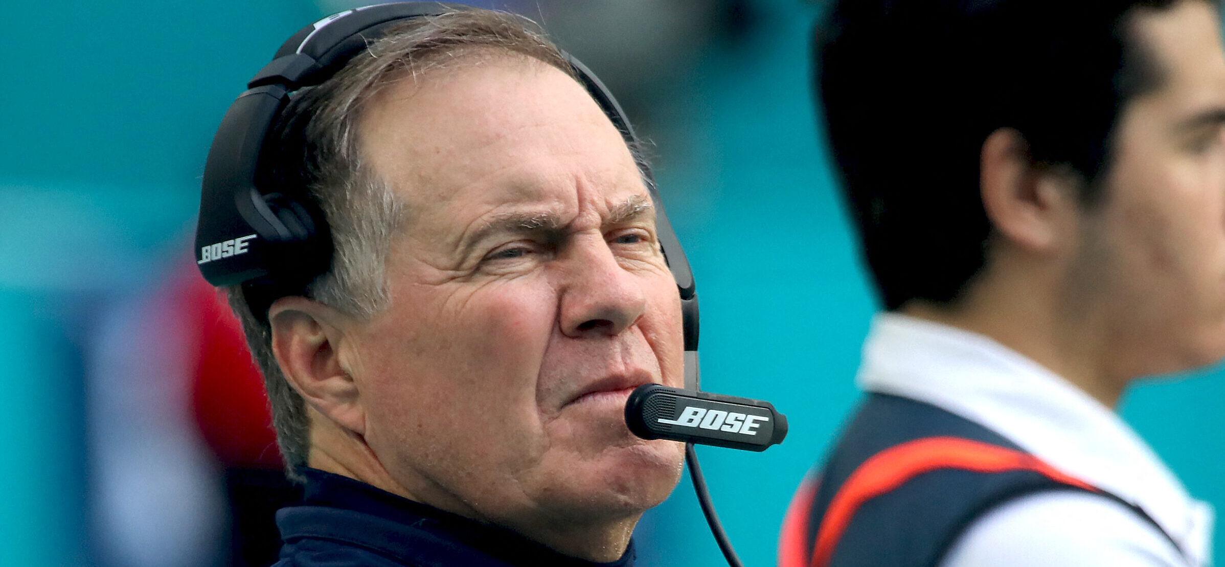 Bill Belichick on NFL field