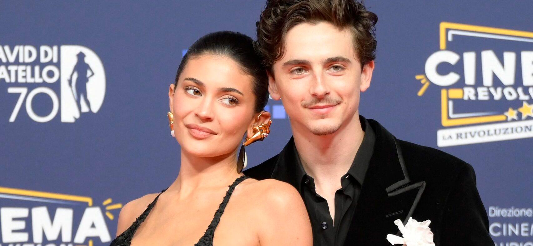 Timothee Chalamet And Kylie Jenner In Rome, Italy