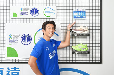 渣打台北公益馬拉松　運動型男修杰楷領跑全新11K挑戰組