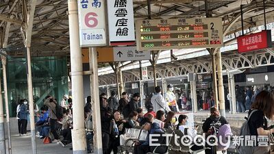 狀況解除！台鐵永康=台南「1男橋上情緒激動」　警消急架設氣墊