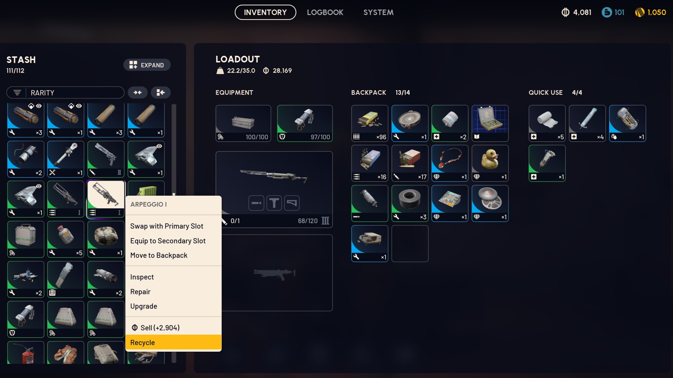 Arc Raiders Mechanical Components - Recycling