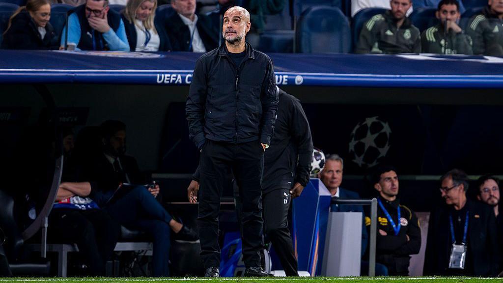  Pep Guardiola, head coach of Manchester City