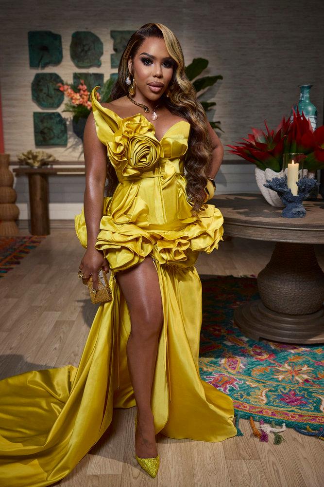 Kelli Ferrell during "RHOA" reunion.