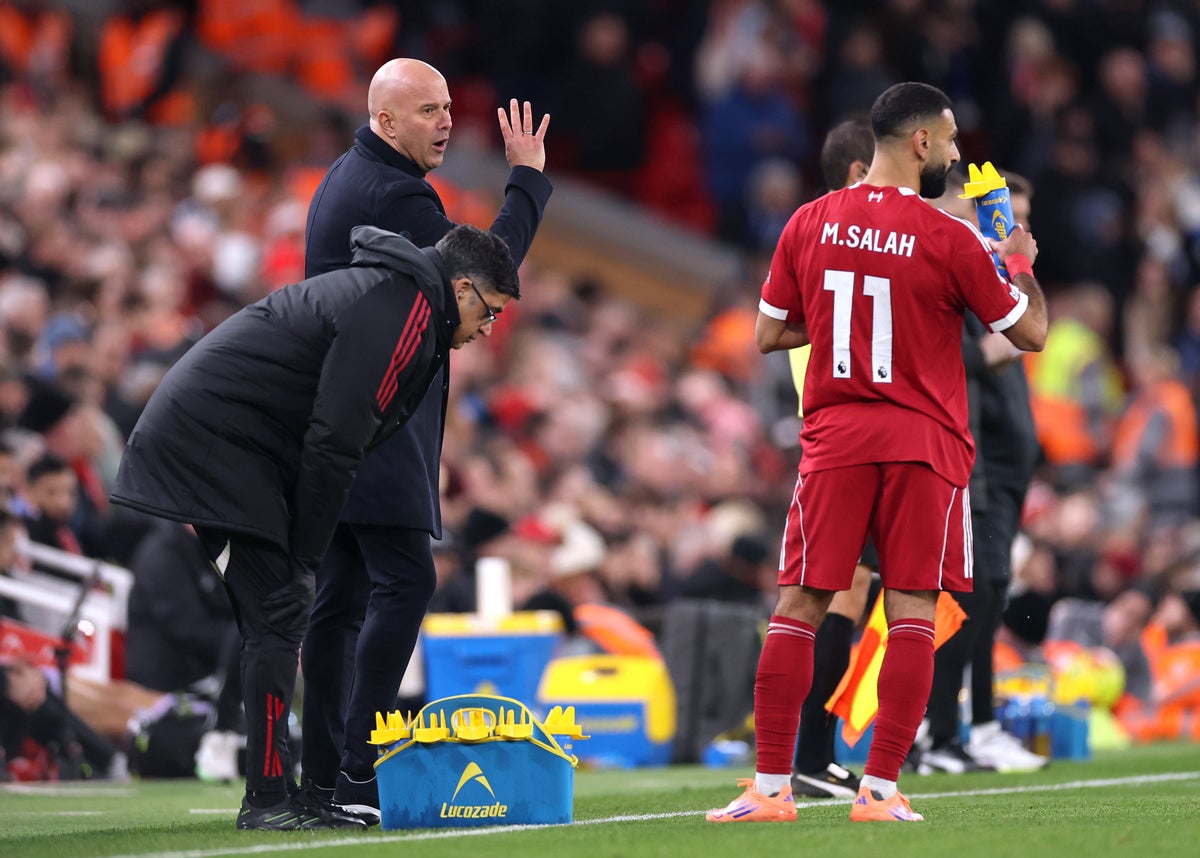 Arne Slot had dropped Mohamed Salah due to his lack of form (Getty Images)
