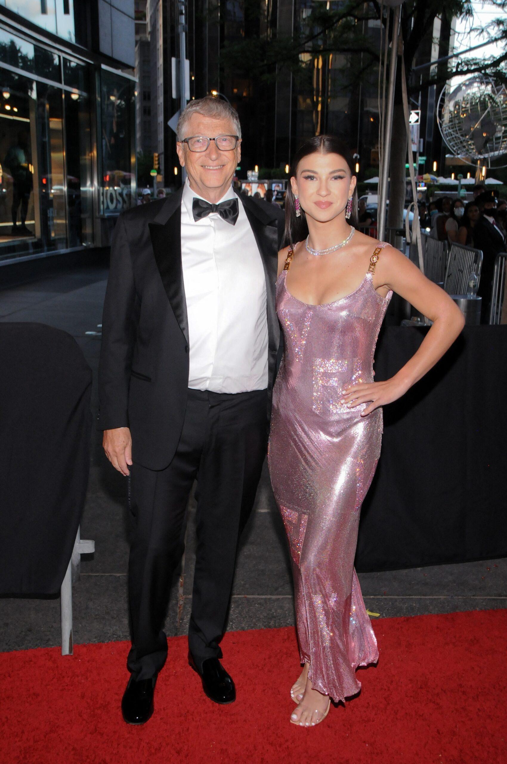 Bill Gates and daughter Phoebe Gates at Time 100 Gala