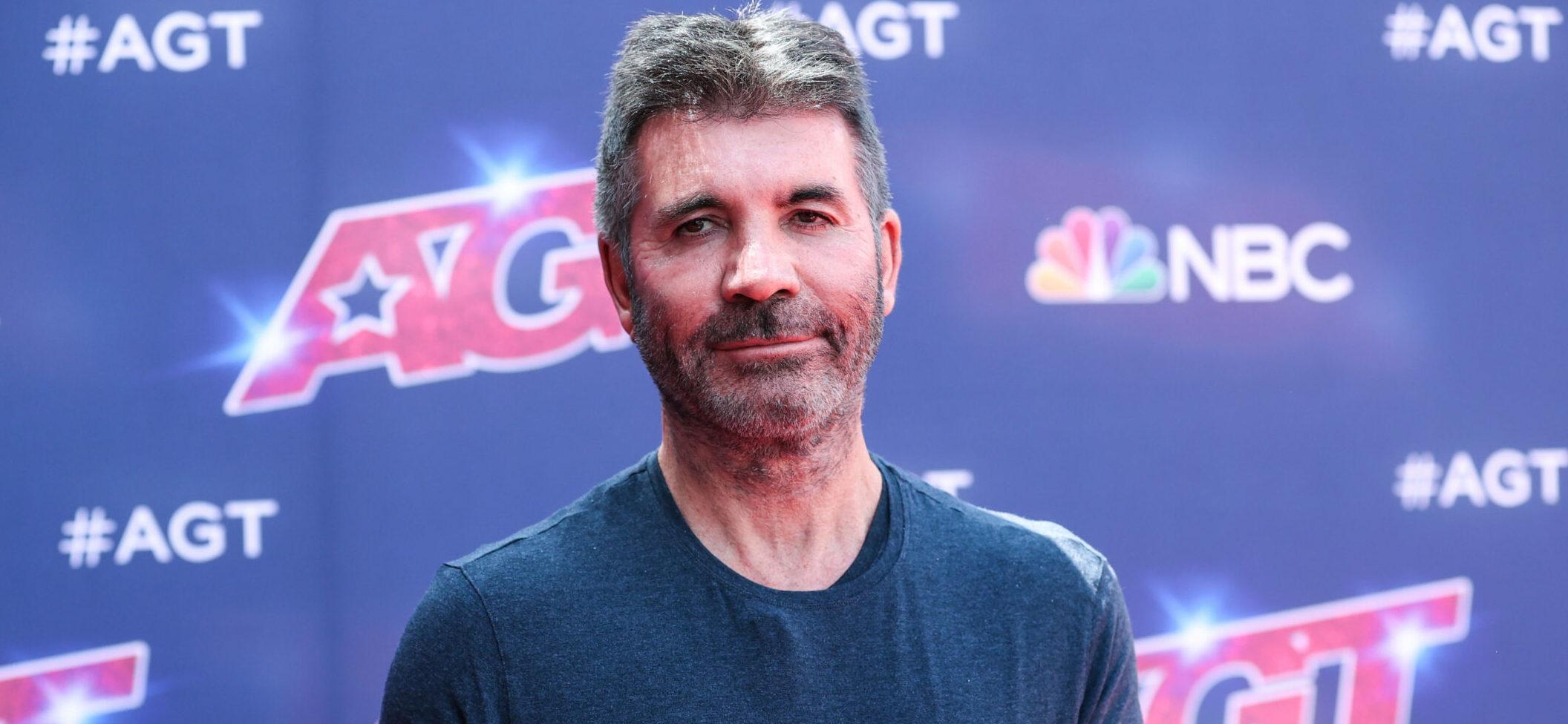 English TV personality Simon Cowell arrives at NBC's 'America's Got Talent' Season 17 Kick-Off Red Carpet held at the Pasadena Civic Auditorium on April 20, 2022 in Pasadena, Los Angeles, California, United States.