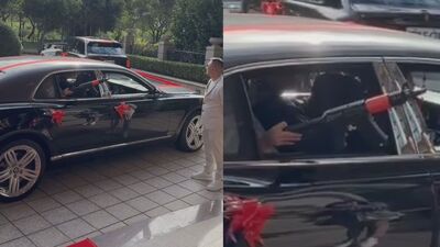 大哥的女兒就是狂！新娘不丟扇子改丟「玩具步槍」　影片曝光