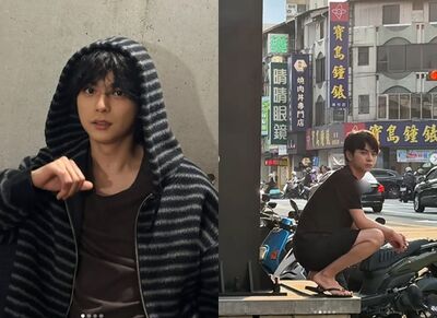 台中路邊「台客蹲小哥」竟是日本大咖男神！　穿夾腳拖逛夜市沒人認出
