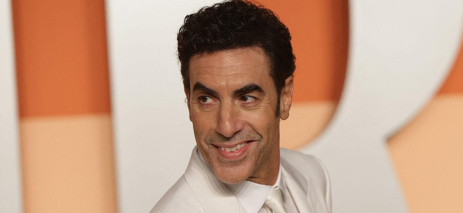 Sacha Baron Cohen at the 2025 Vanity Fair Oscar Party
