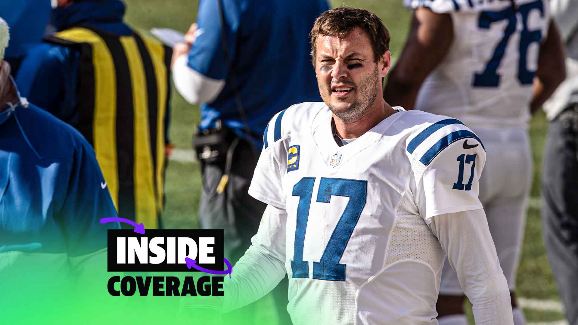 Could 44-year-old Philip Rivers start Sunday for the Indianapolis Colts? (Photo by Perry Knotts/Getty Images)