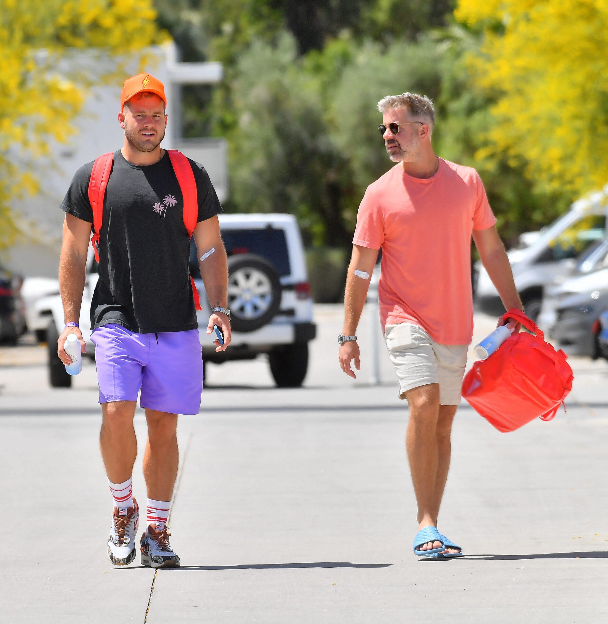 Colton Underwood and husband.