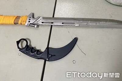 運將車藏48公分武士刀！不爽被閃燈當街砍人　躲過殺人未遂