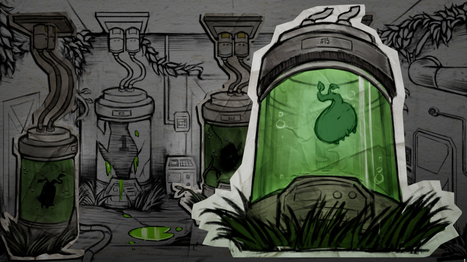 Another tree creature in a test tube.