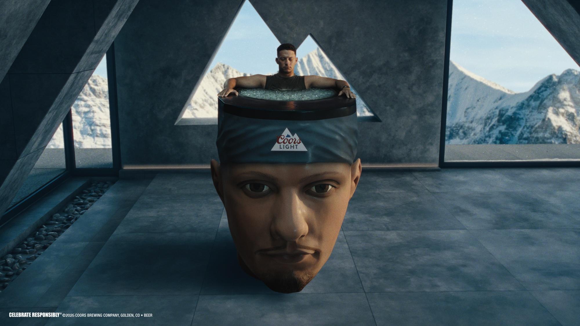 Patrick Mahomes cold plunges in his own head