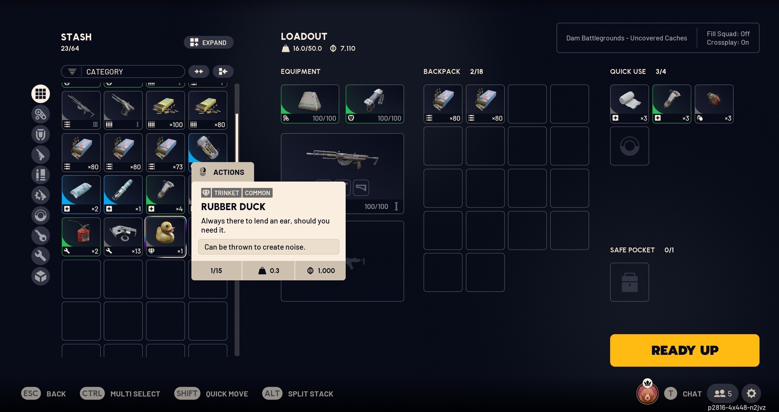Arc Raiders inventory