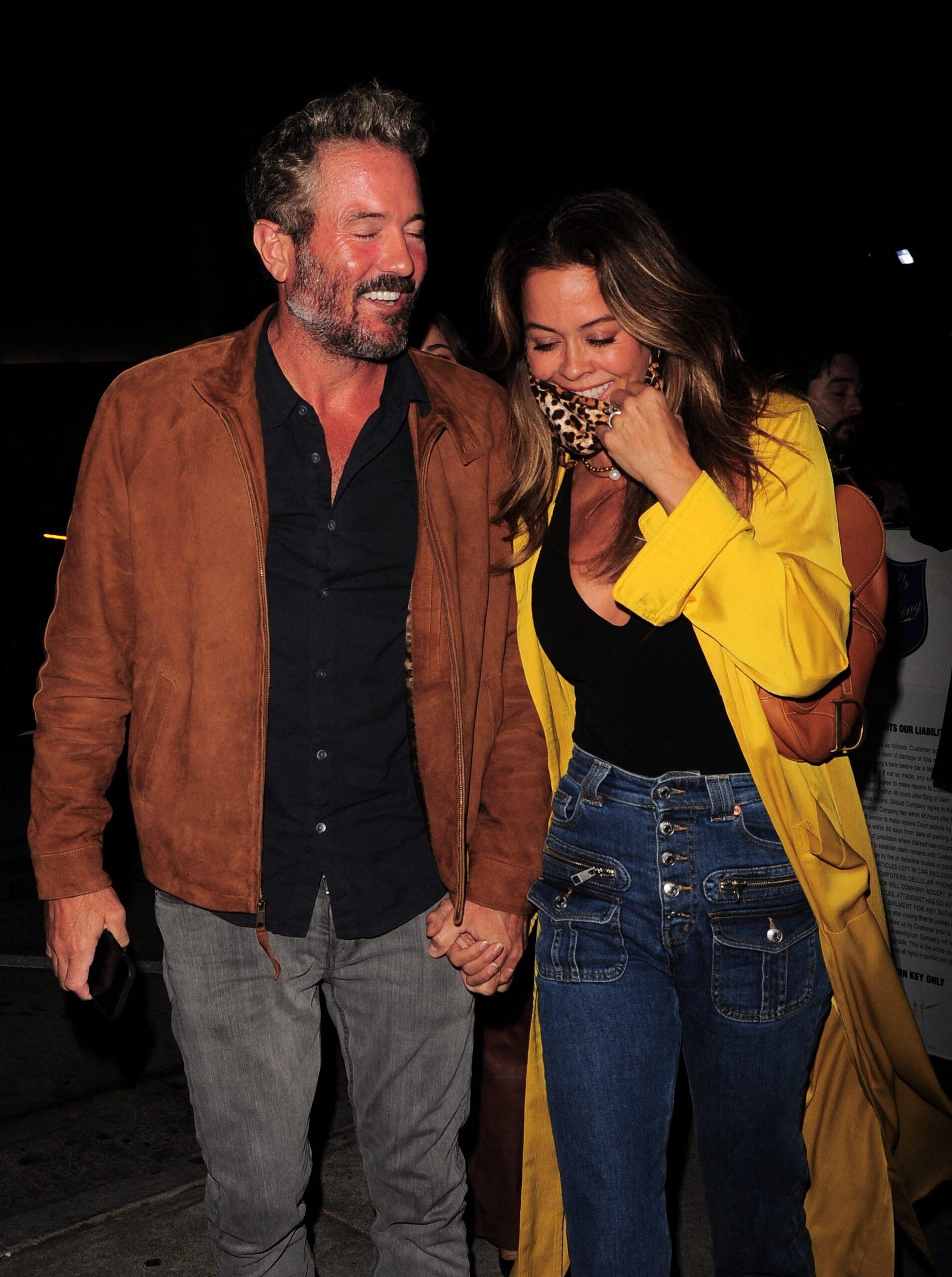 Brooke Burke and Scott Rigsby at Craig's for Dinner