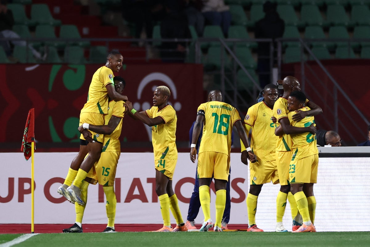 Prince Dube scored for Zimbabwe against the run of play (AFP via Getty Images)