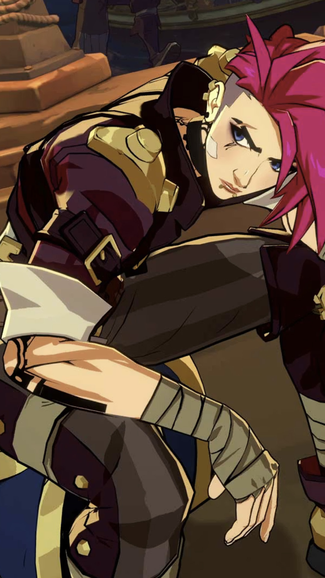 League of Legends champion Vi as she appears in the fighting game 2XKO