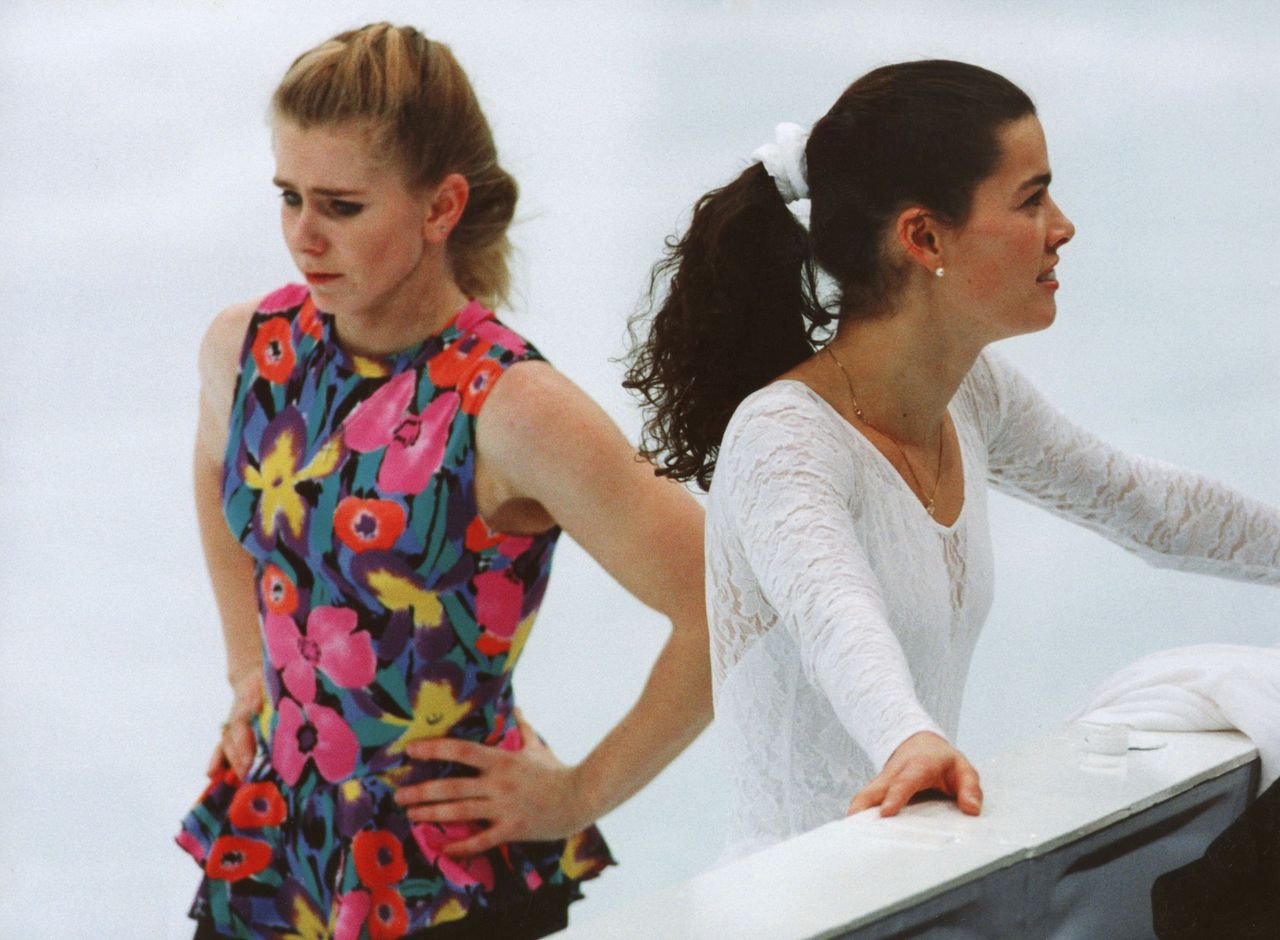 Tonya Harding and Nancy Kerrigan. Andreas Altwein/AP