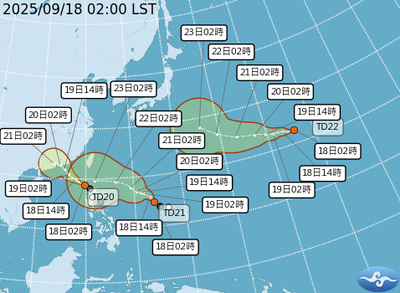 1天內將3颱共舞！天氣粉專：颱風搶名大賽正式開啟