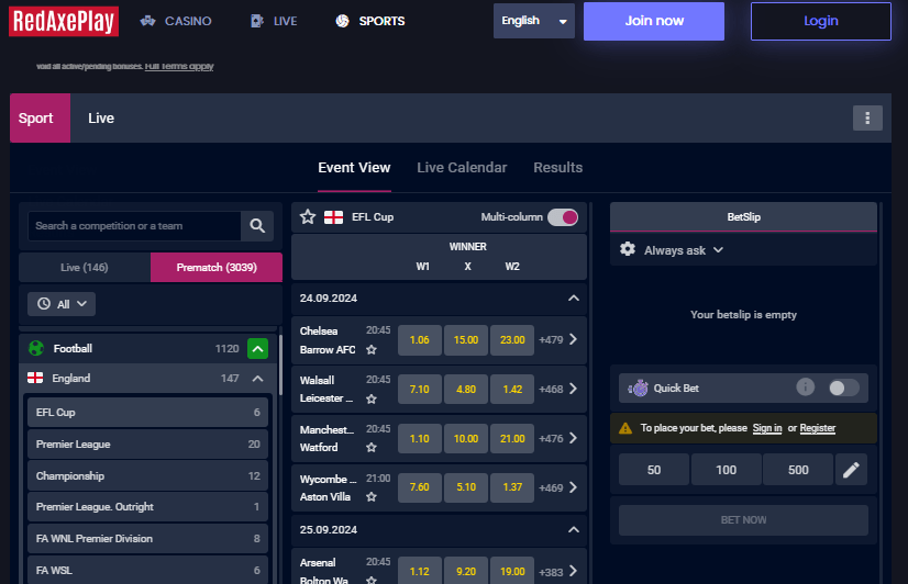 redaxeplay sportsbook canada