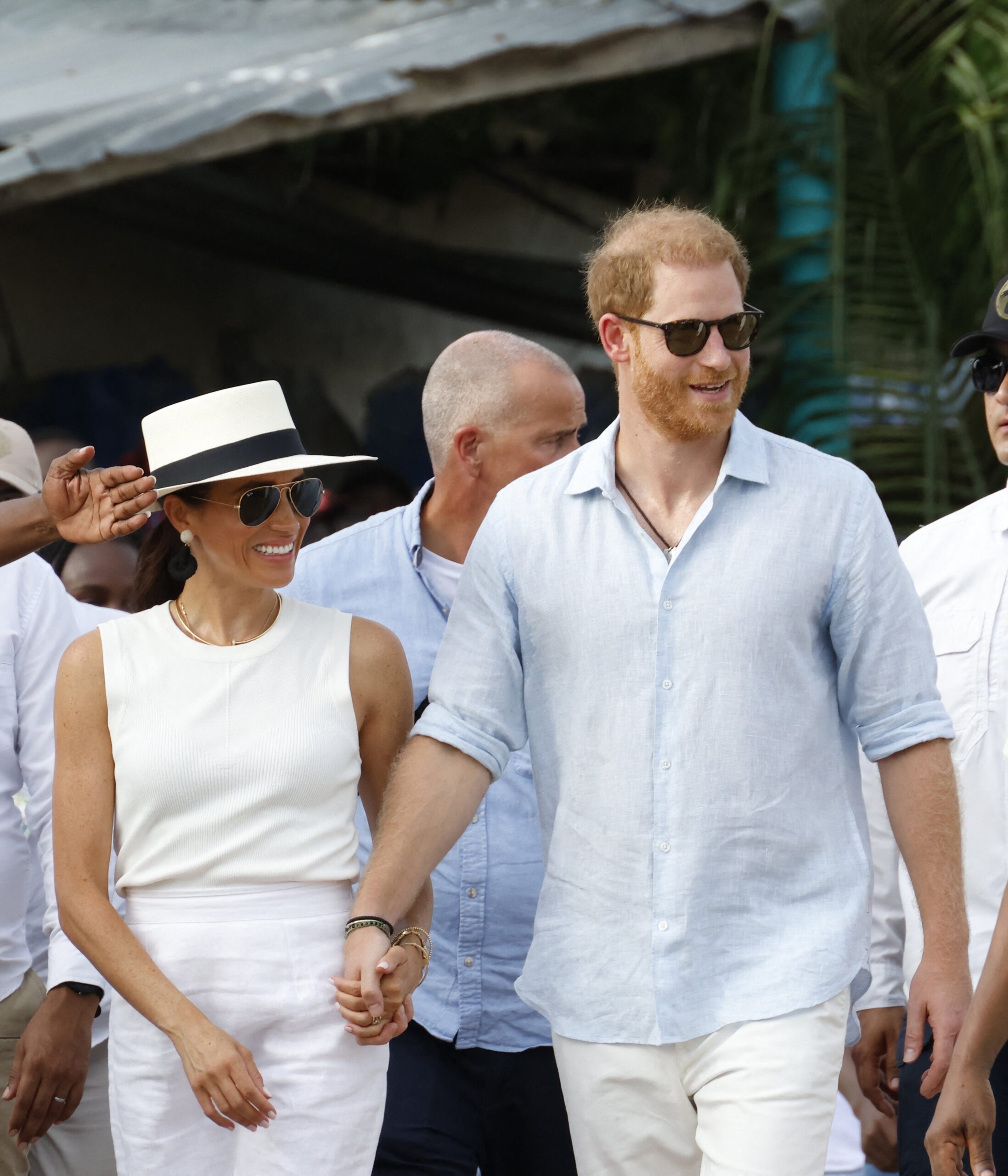 Meghan Markle and Prince Harry in Colombia