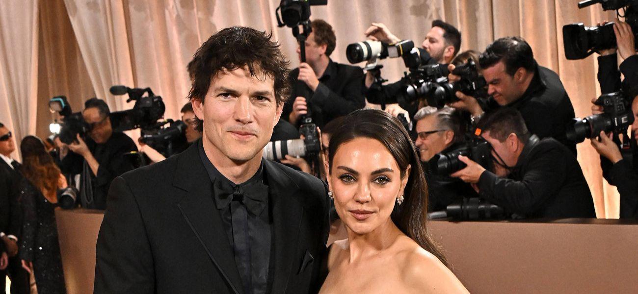 Ashton Kutcher and Mila Kunis at the 83rd Annual Golden Globes