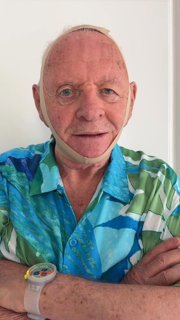 Anthony Hopkins Wears Skims Face Wrap After It Sparks Hannibal Lecter Comparisons 003