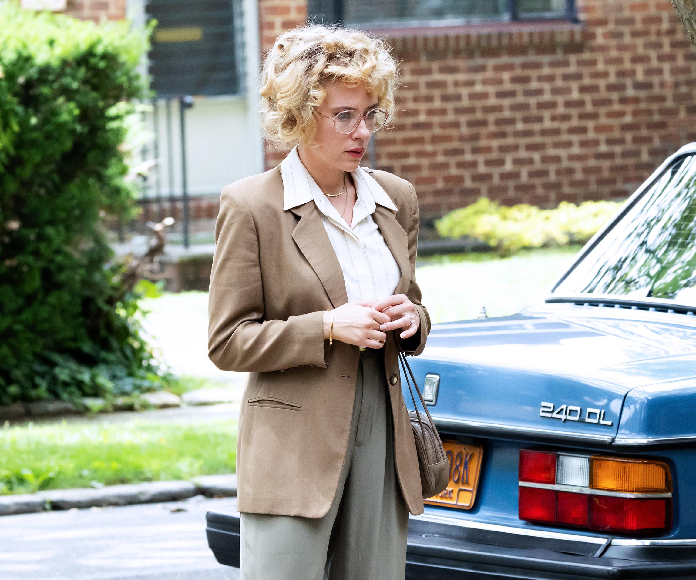 Scarlett Johansson On Location with 'Paper Tiger'