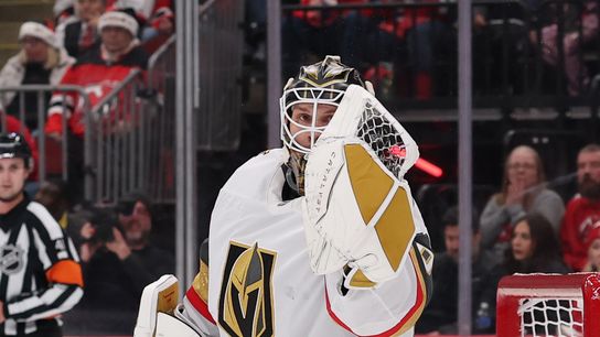 Akira Schmid stopped all 24 shots he faced Friday in leading the Vegas Golden Knights to a 3-0 win over his former team, the New Jersey Devils.