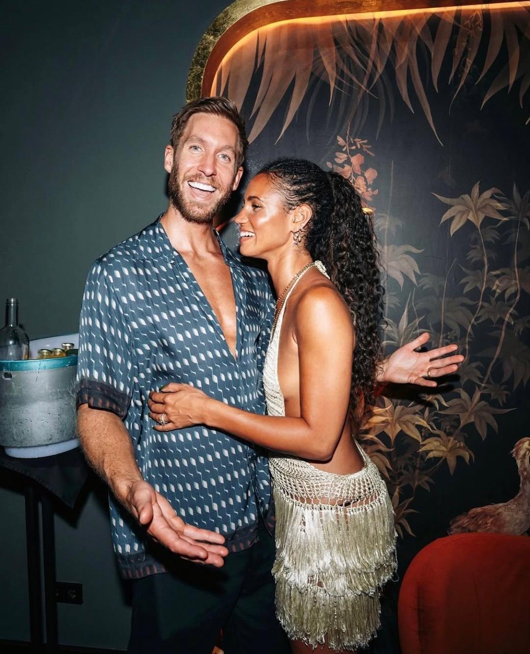 Calvin Harris and Vick Hope
