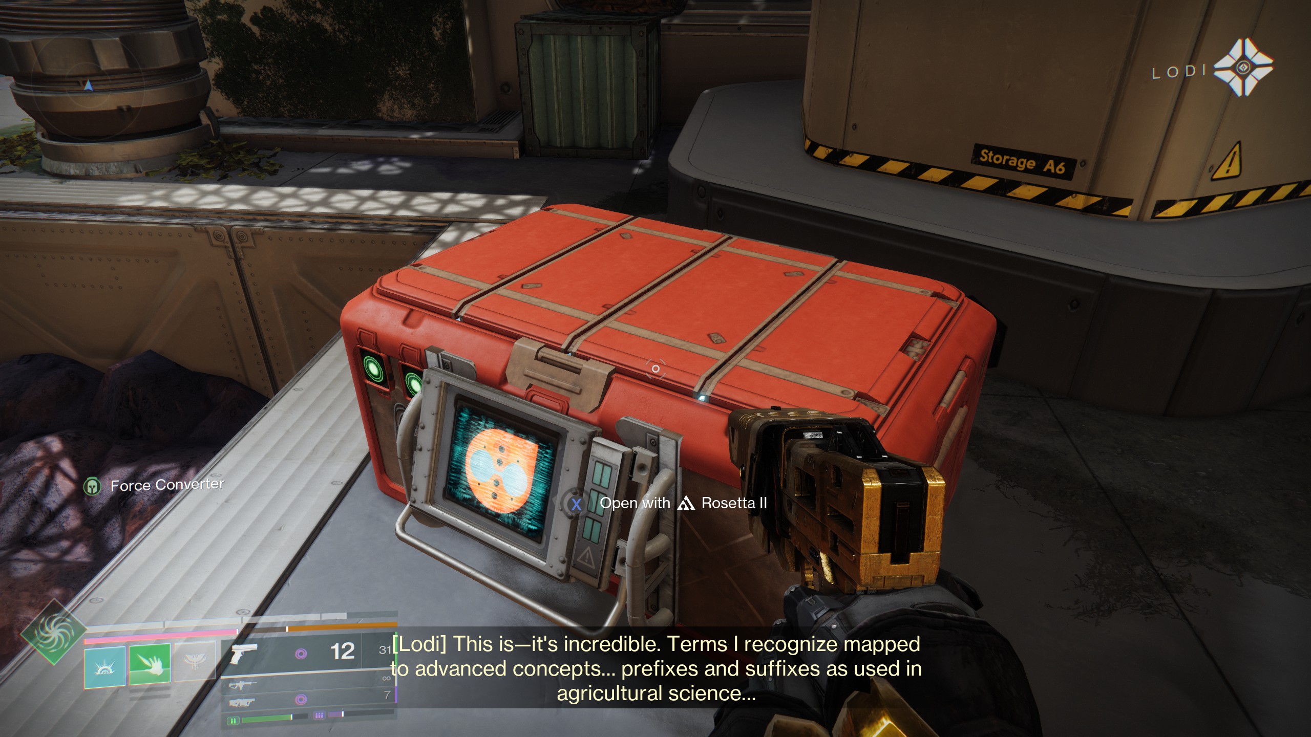 Destiny 2 mystery chests - Rosetta