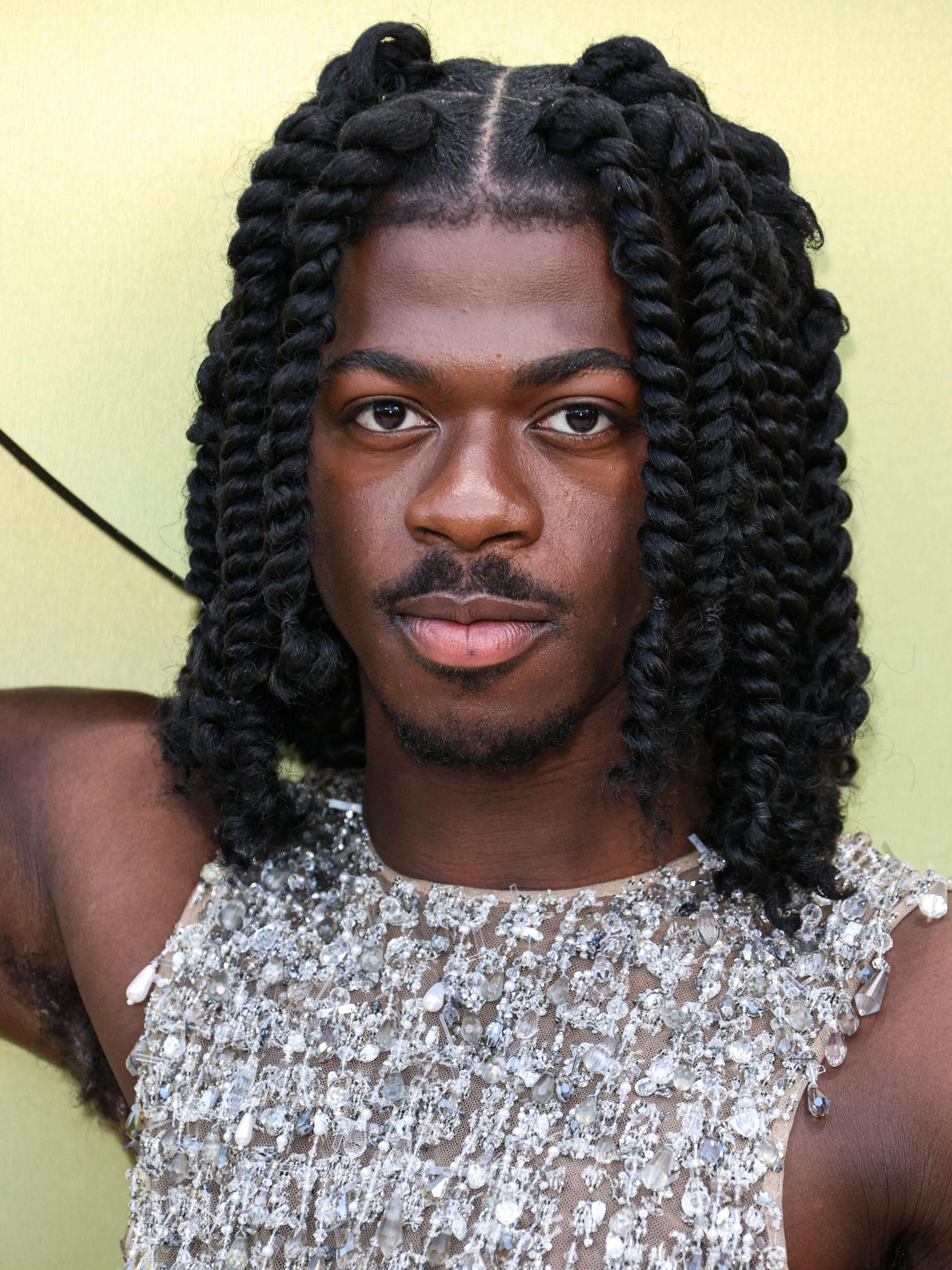 Lil Nas X at Versace Fall/Winter 2023 Fashion Show