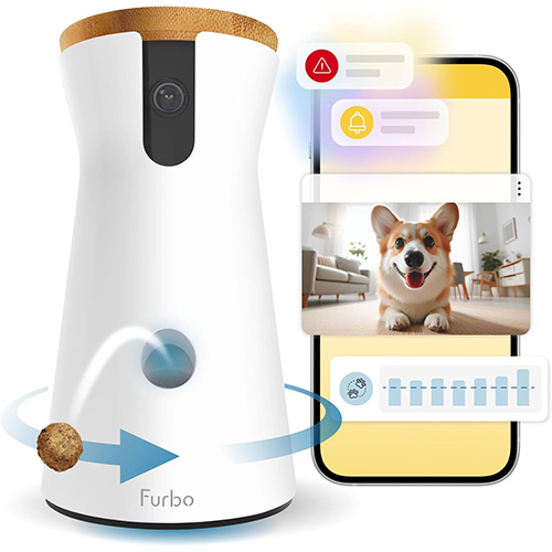FURBO 360° DOG CAMERA AND TREAT DISPENSER