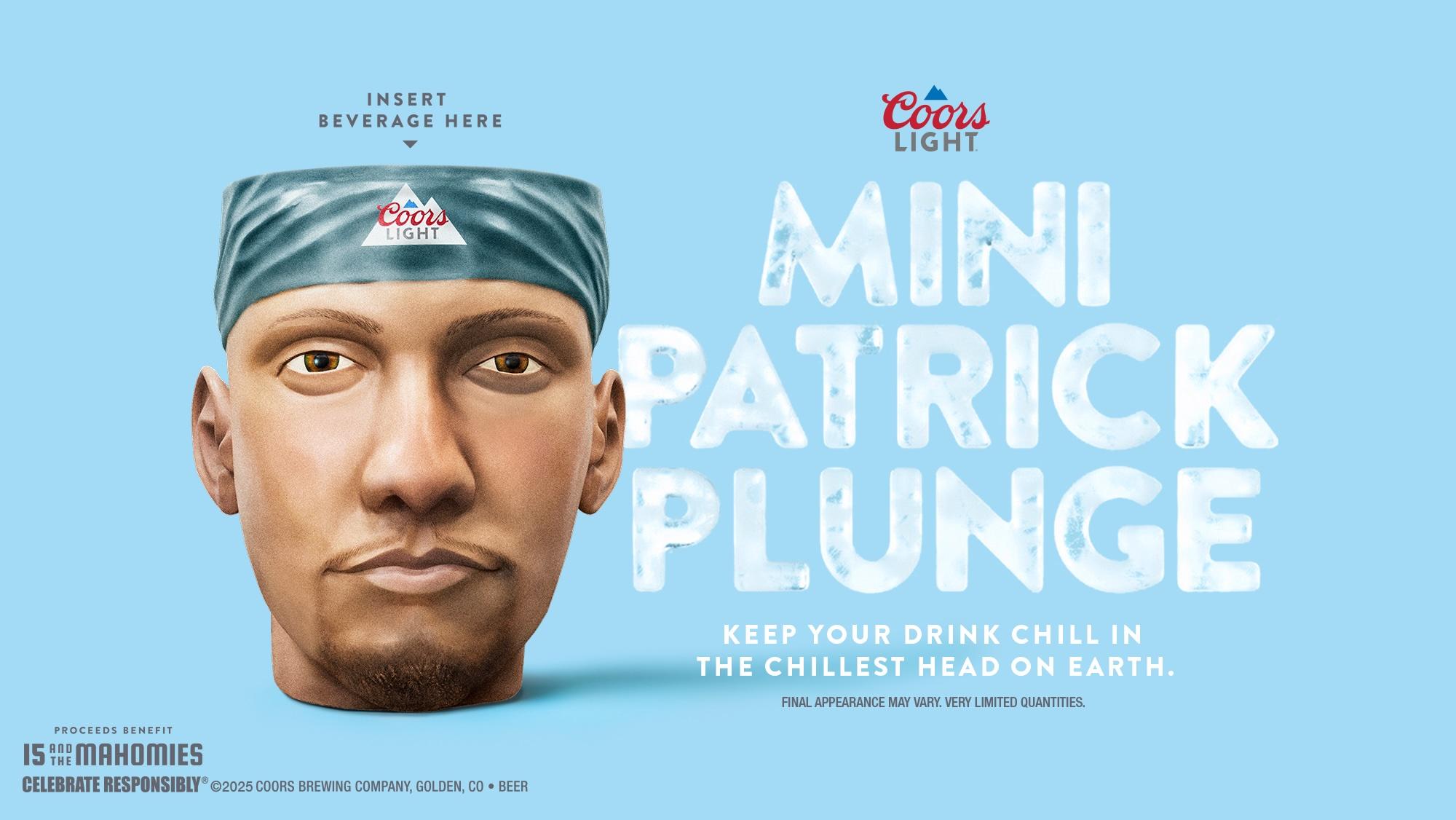 Mini Patrick Mahomes plunge head