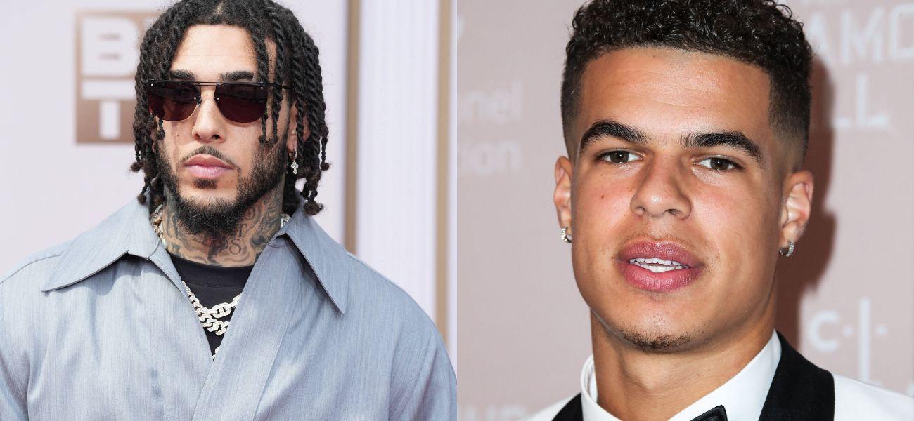 Photo collage of MPJ and LiAngelo Ball.