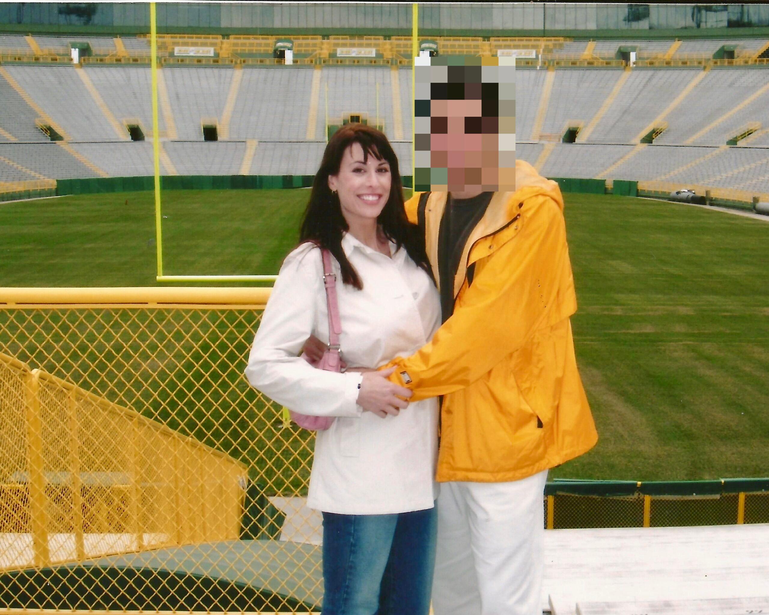 Elaina St. James in her trad era with her then boyfriend