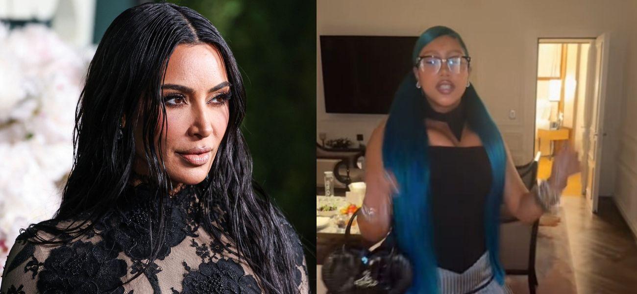 Kim Kardashian, North West photo collage