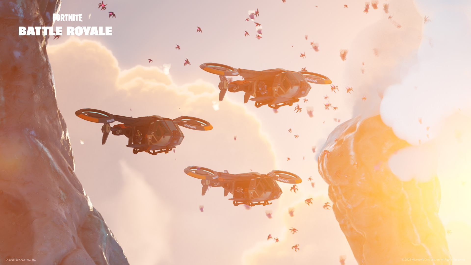 Choppas and Pods from Fortnite's new season.