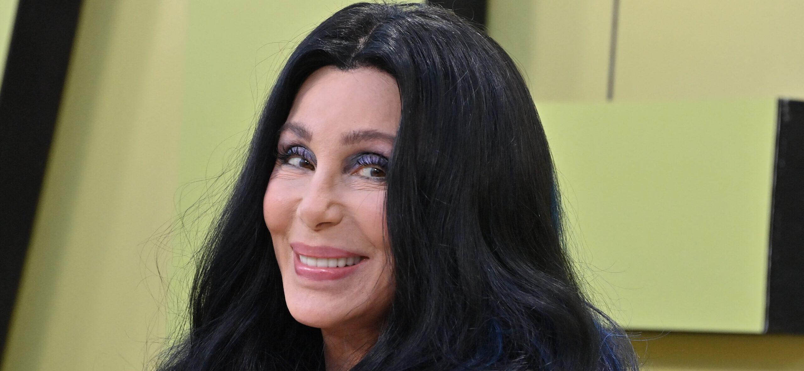 Cher at Versace FW23 Show