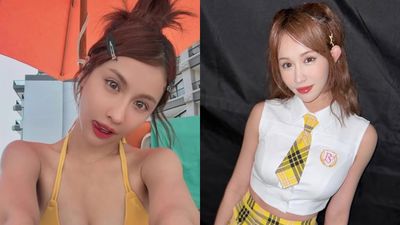 中信啦啦隊女神啾啾脫了！　「解放比基尼」超兇上圍全看光