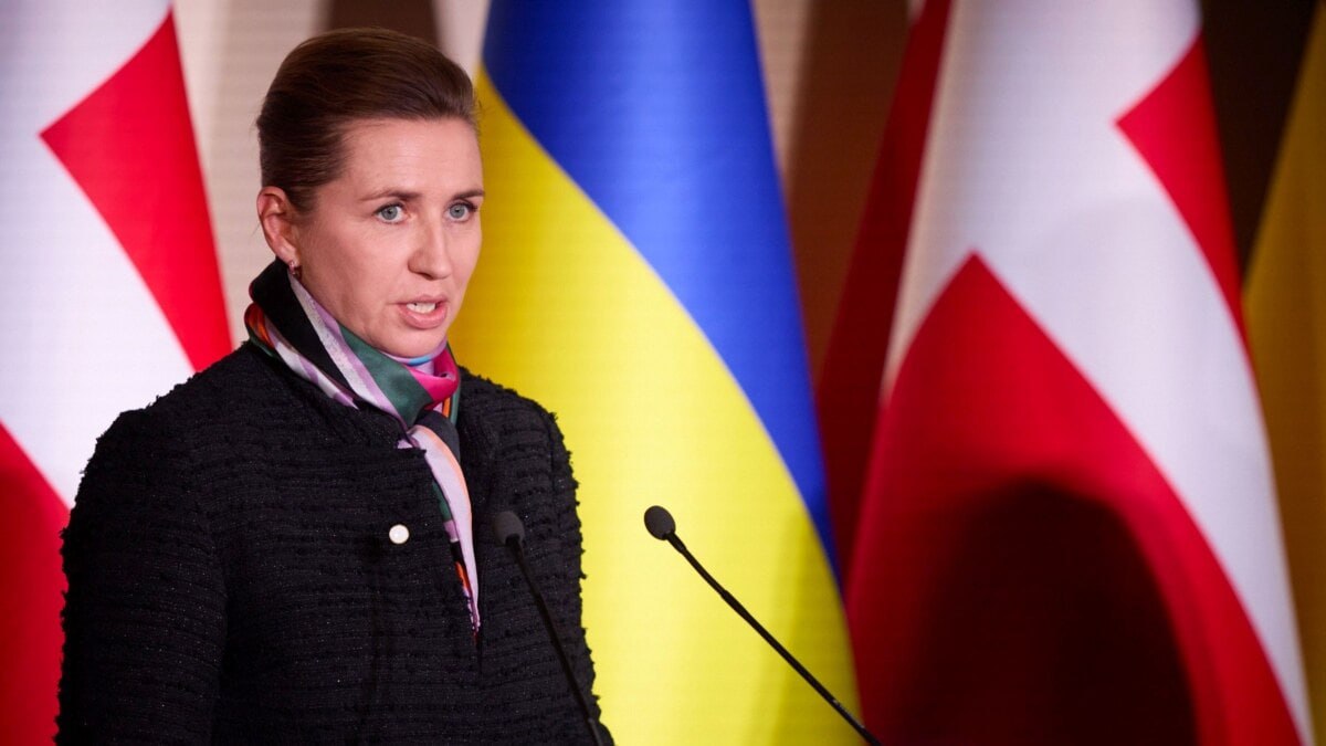 丹麥前司法部長坦言，不敢允許讓加薩居民入境避難。圖為丹麥總理弗雷德裡克森。 圖：翻攝自 NEXTA X 帳號 