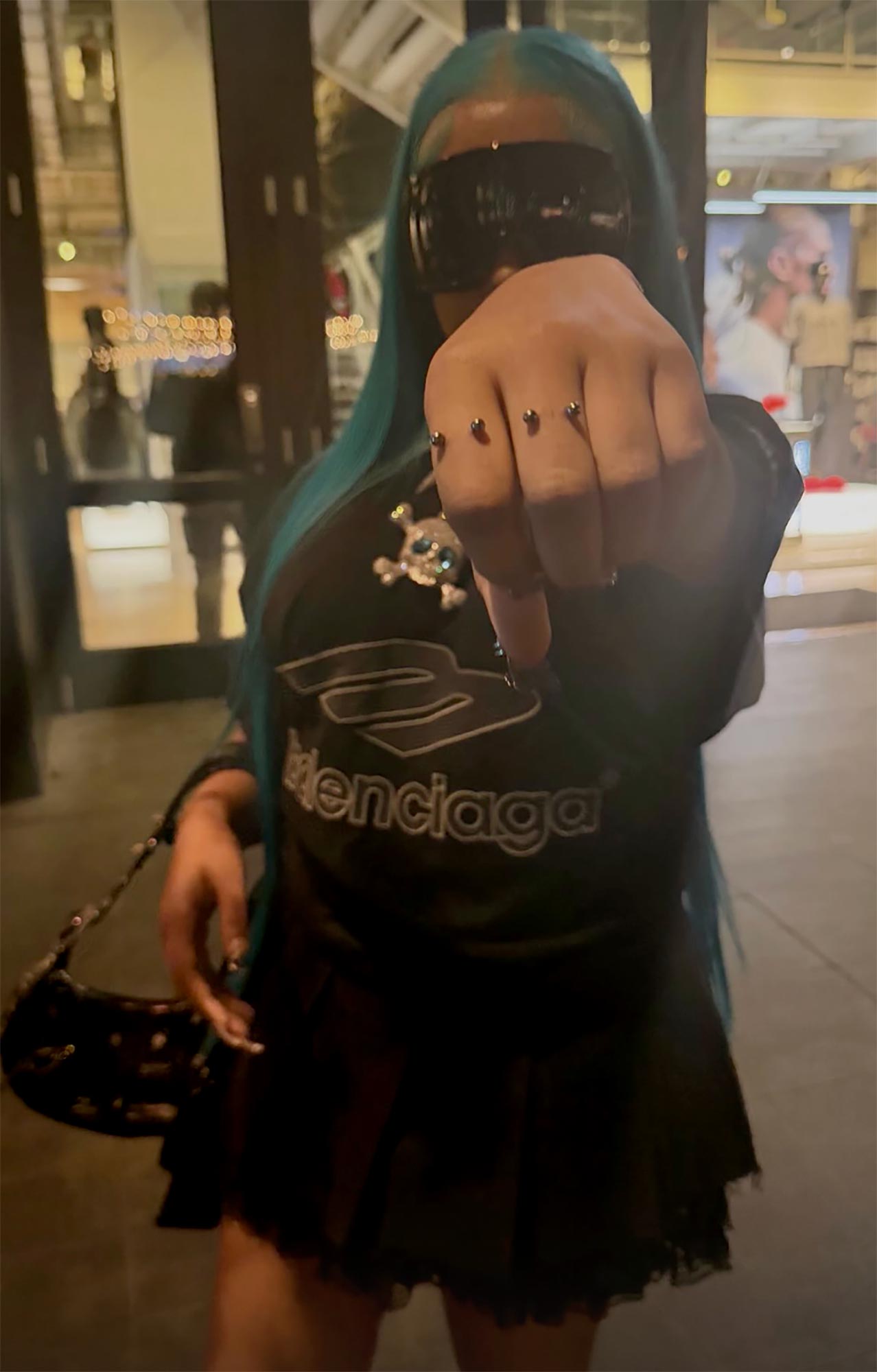 North West Defies Critics With Second Finger Piercing